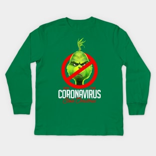 How the Coronavirus Stole Christmas v1 Kids Long Sleeve T-Shirt